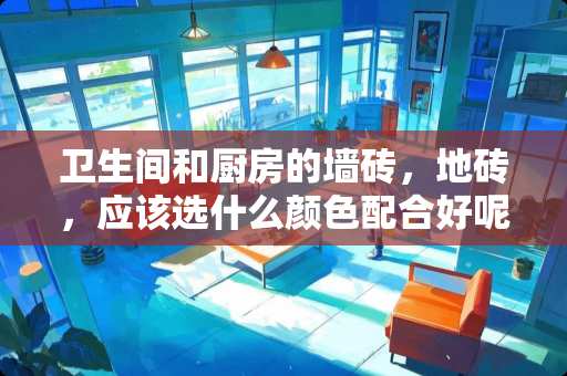 卫生间和厨房的墙砖，地砖，应该选什么颜色配合好呢。