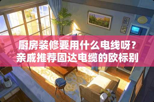 厨房装修要用什么电线呀？亲戚推荐固达电缆的欧标别墅电线，有必要吗