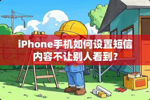 iPhone手机如何设置短信内容不让别人看到？