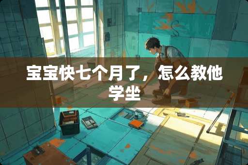 宝宝快七个月了，怎么教他学坐