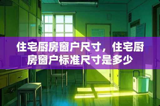 住宅厨房窗户尺寸，住宅厨房窗户标准尺寸是多少