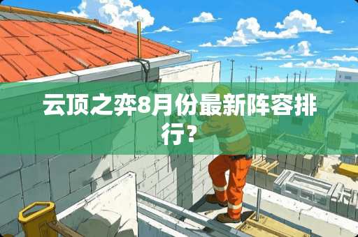 云顶之弈8月份最新阵容排行？