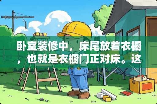 卧室装修中，床尾放着衣橱，也就是衣橱门正对床。这样放有忌讳吗？