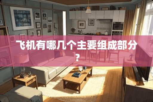 飞机有哪几个主要组成部分？