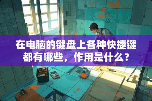 在电脑的键盘上各种快捷键都有哪些，作用是什么？