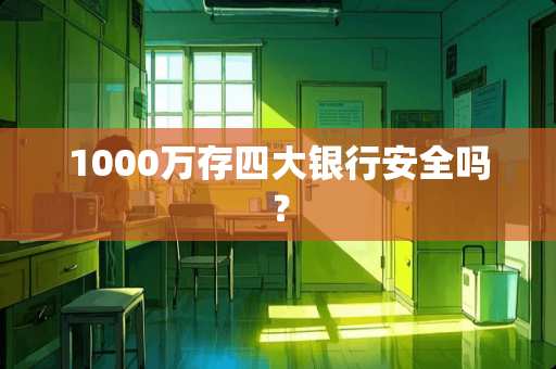 1000万存四大银行安全吗？