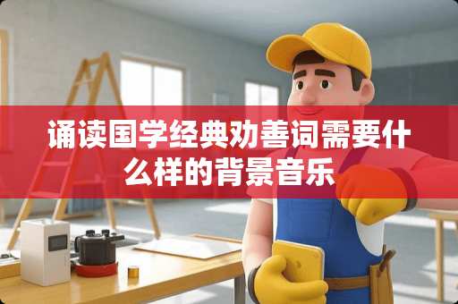 诵读国学经典劝善词需要什么样的背景音乐