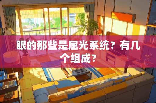 眼的那些是屈光系统？有几个组成？
