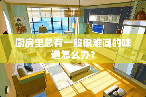 厨房里总有一股很难闻的味道怎么办？