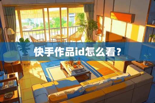 快手作品id怎么看? 快手作品id怎么看?