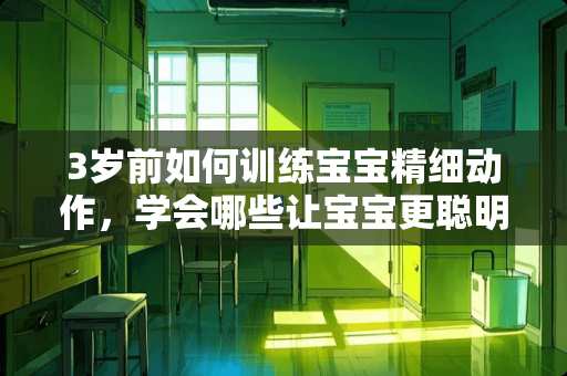 3岁前如何训练宝宝精细动作，学会哪些让宝宝更聪明？