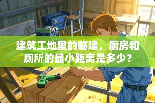 建筑工地里的临建，厨房和厕所的最小距离是多少？