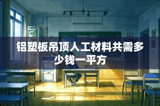 铝塑板吊顶人工材料共需多少钱一平方