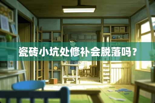 瓷砖小坑处修补会脱落吗？