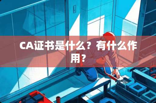 CA证书是什么？有什么作用？