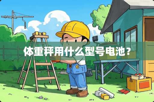 体重秤用什么型号电池？