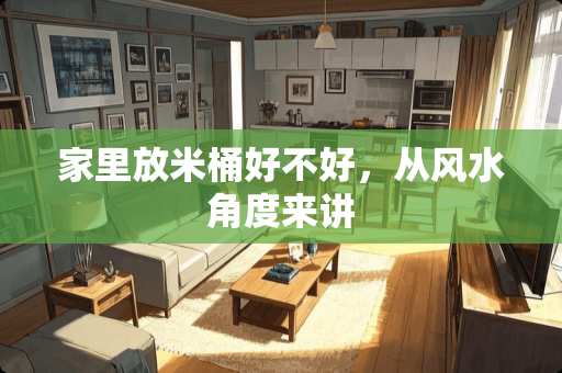 家里放米桶好不好，从风水角度来讲