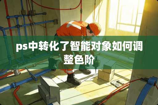 ps中转化了智能对象如何调整色阶