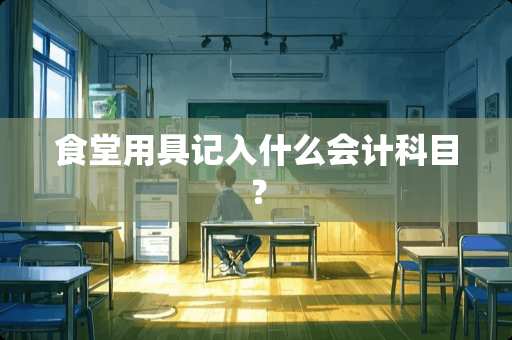 食堂用具记入什么会计科目？