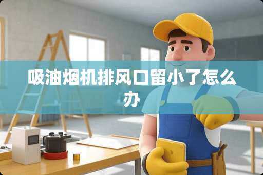 吸油烟机排风口留小了怎么办