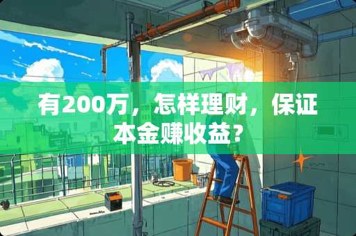 有200万，怎样理财，保证本金赚收益？