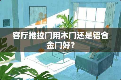 客厅推拉门用木门还是铝合金门好？