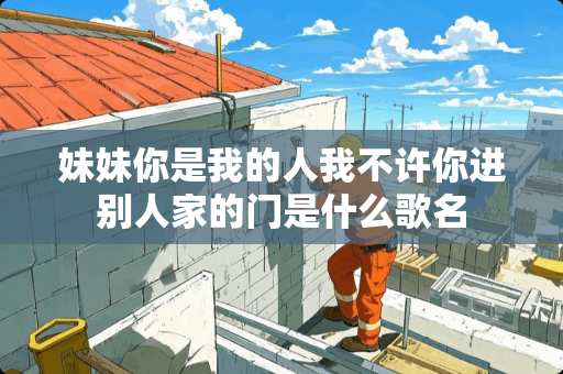 妹妹你是我的人我不许你进别人家的门是什么歌名