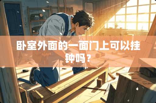 卧室外面的一面门上可以挂钟吗？