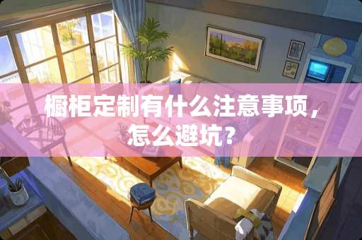 橱柜定制有什么注意事项，怎么避坑？