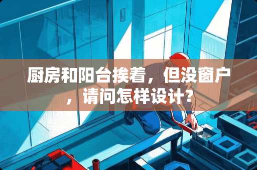 厨房和阳台挨着，但没窗户，请问怎样设计？