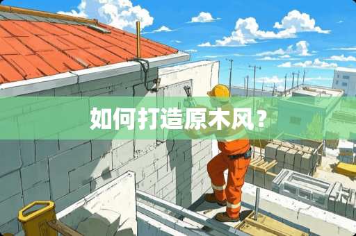 如何打造原木风？