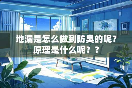 地漏是怎么做到防臭的呢？原理是什么呢？？