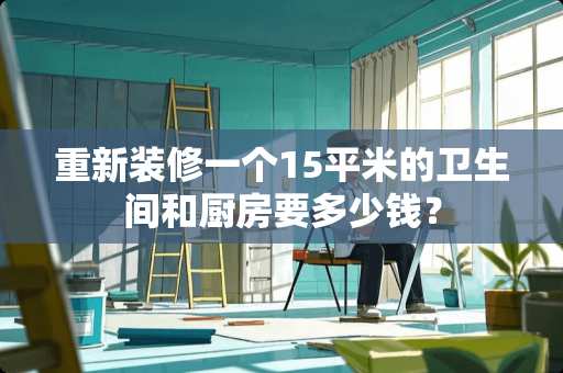 重新装修一个15平米的卫生间和厨房要多少钱？
