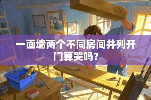 一面墙两个不**间并列开门算哭吗？