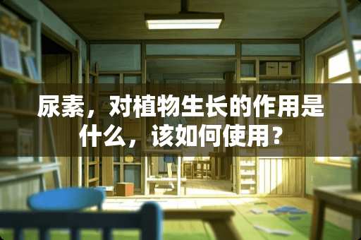 尿素，对植物生长的作用是什么，该如何使用？