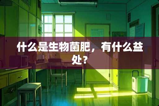 什么是生物菌肥，有什么益处？