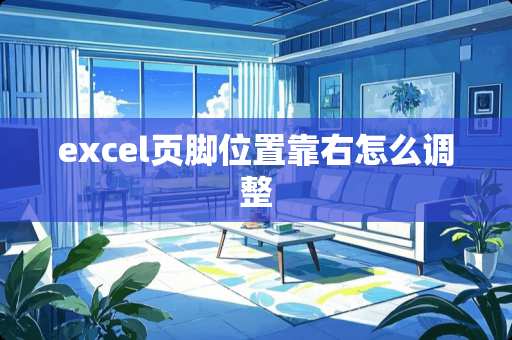 excel页脚位置靠右怎么调整