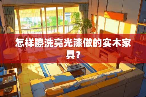 怎样擦洗亮光漆做的实木家具？