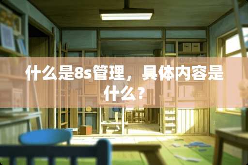 什么是8s管理，具体内容是什么？