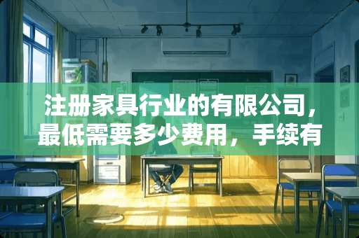 注册家具行业的有限公司，最低需要多少费用，手续有哪些？