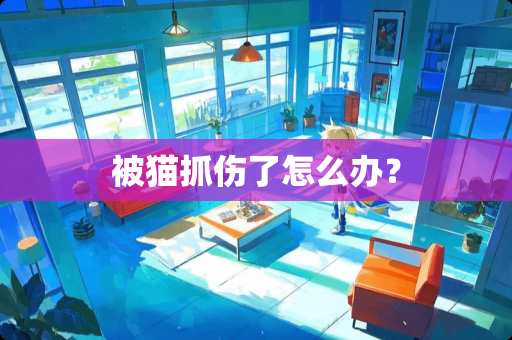 被猫抓伤了怎么办？