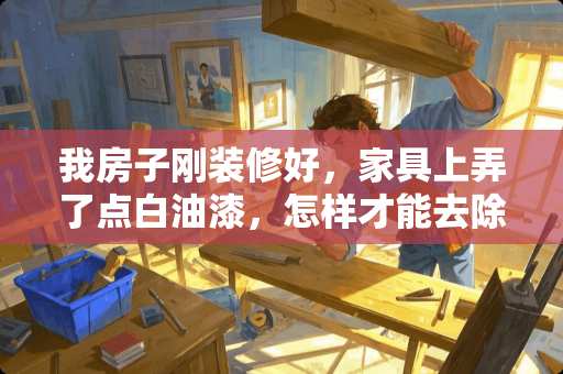 我房子刚装修好，家具上弄了点白油漆，怎样才能去除？