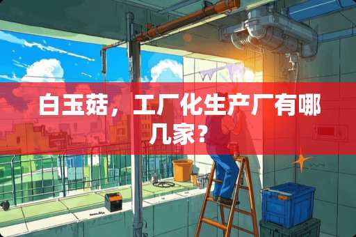 白玉菇，工厂化生产厂有哪几家？