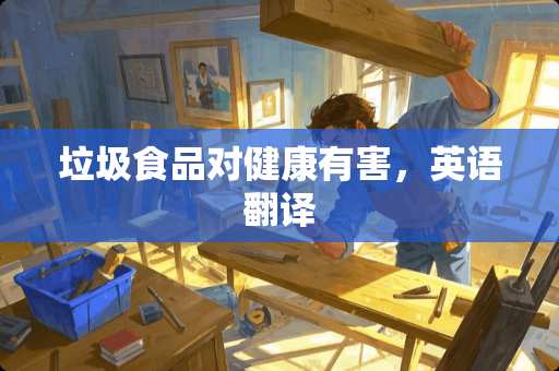 垃圾食品对健康有害，英语翻译