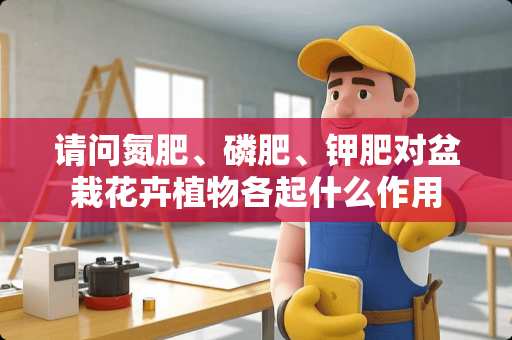 请问氮肥、磷肥、钾肥对盆栽花卉植物各起什么作用