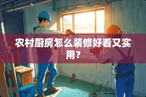 农村厨房怎么装修好看又实用？