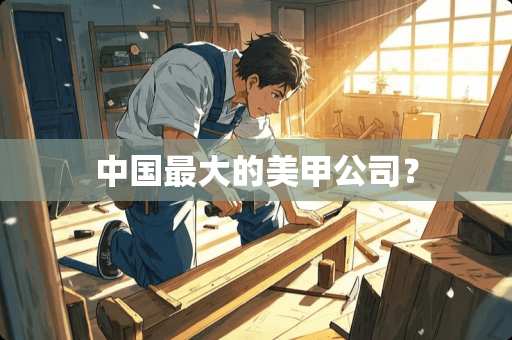中国最大的美甲公司？