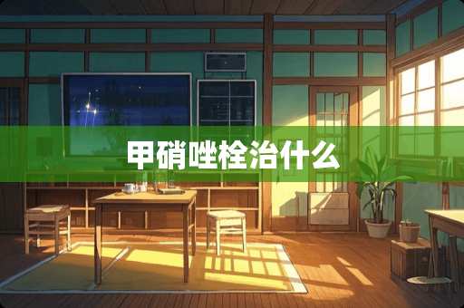 甲硝唑栓治什么