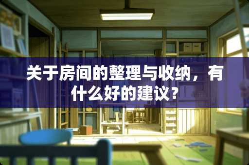 关于房间的整理与收纳，有什么好的建议？