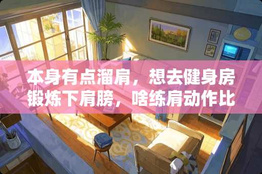 本身有点溜肩，想去健身房锻炼下肩膀，啥练肩动作比较好？